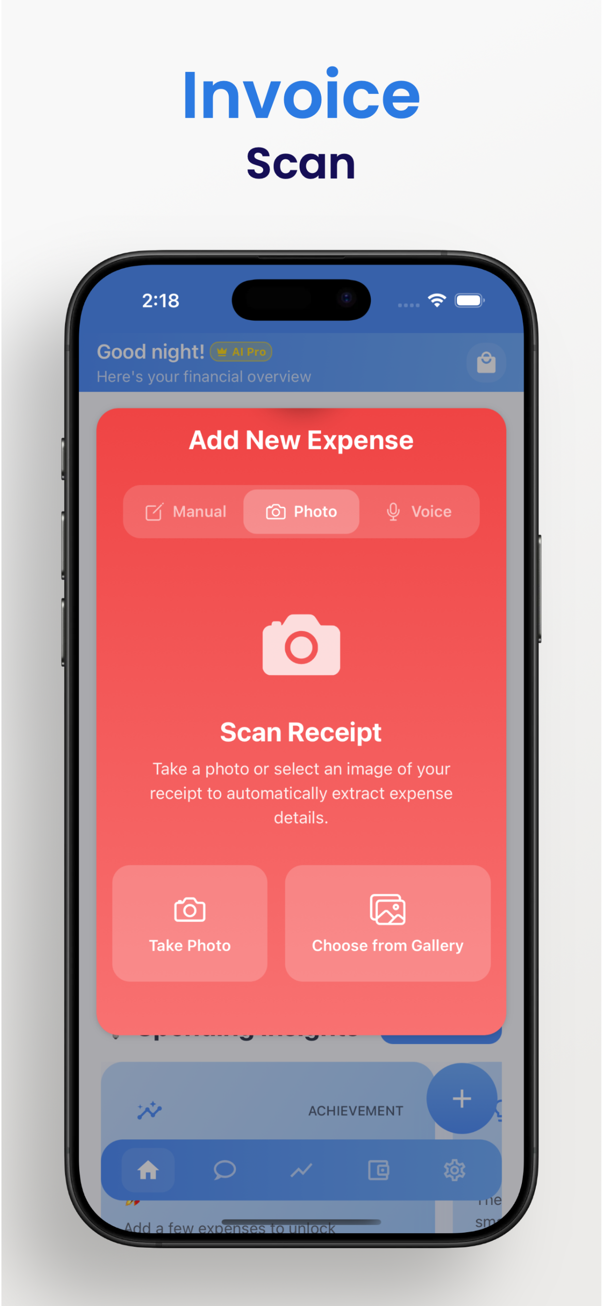 Smart Expenses & Receipt Scan - Screenshot 4 showing product features and functionality