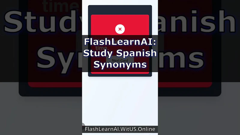 FlashLearnAI-Flashcards & Spaced Recall screenshot 1 (video preview)