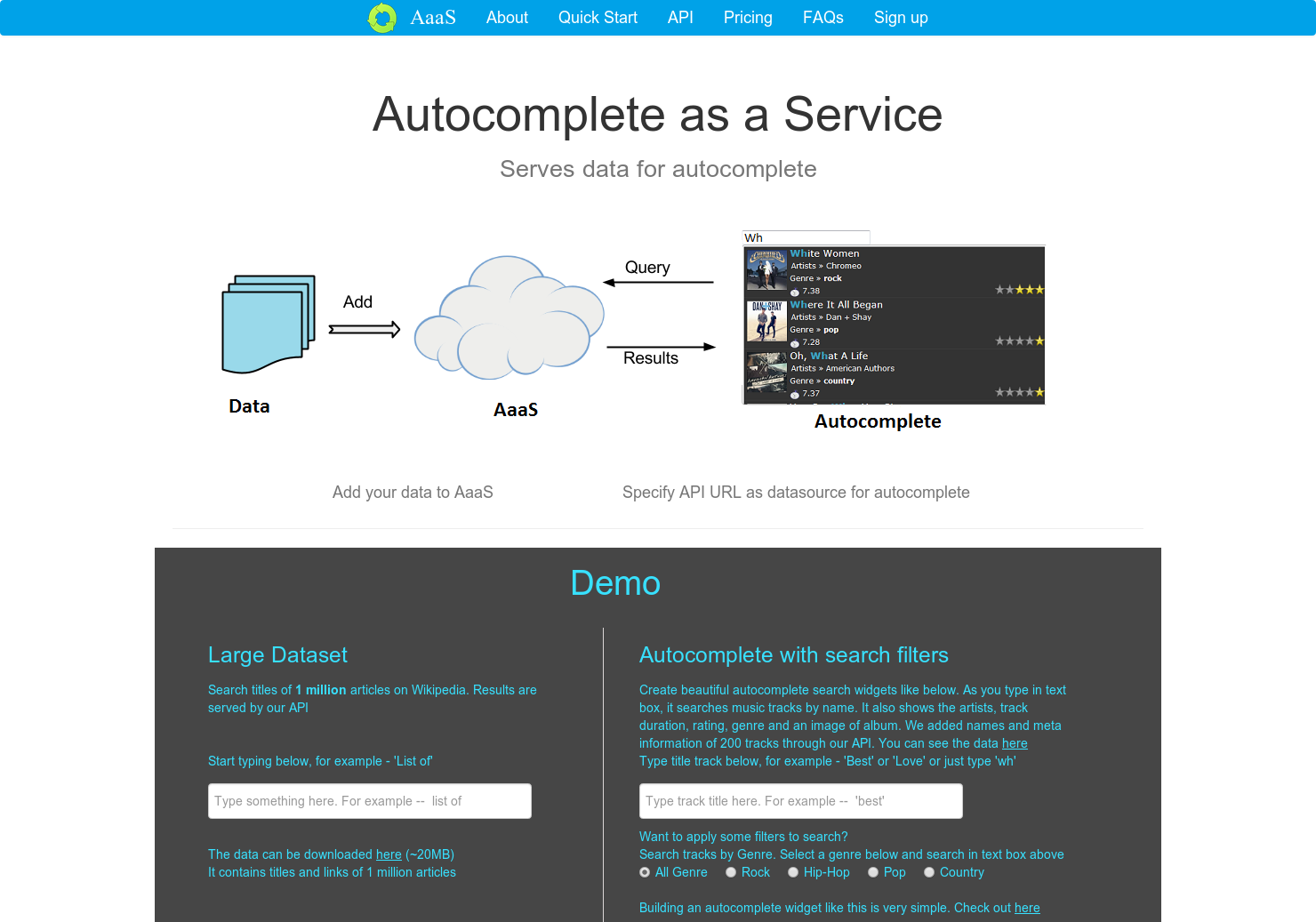 Autocomplete as a Service gallery image