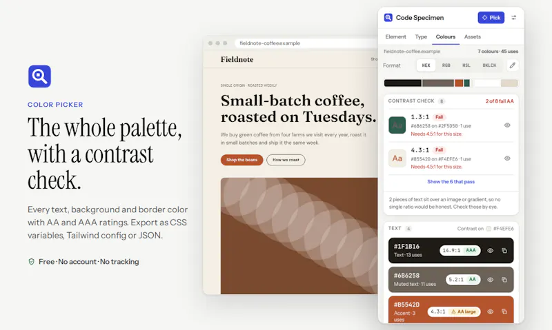 Code Specimen screenshot 3