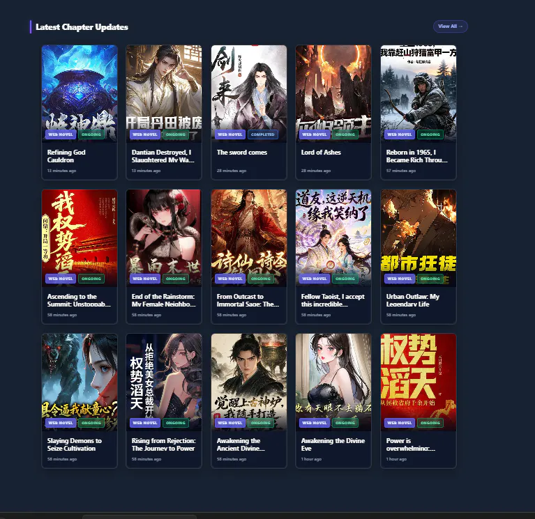 Tracker for manhwa novel gallery image