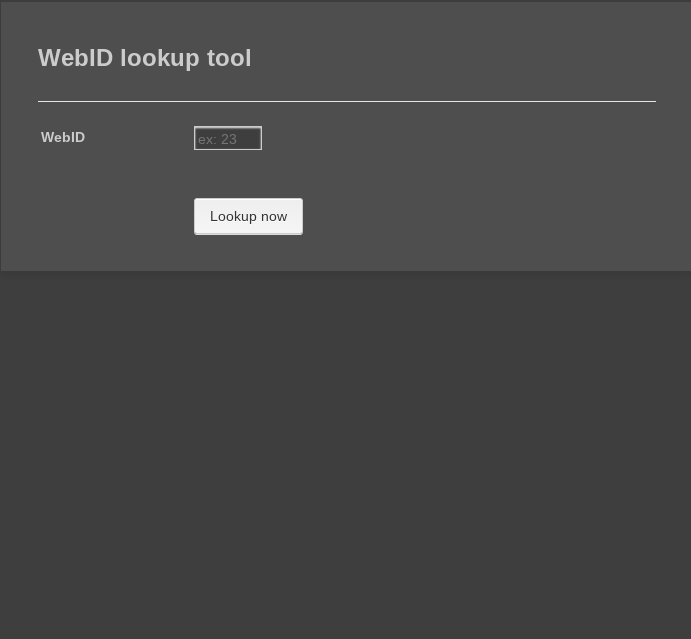 WebID. gallery image