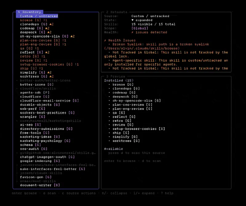 LazySkills screenshot 2