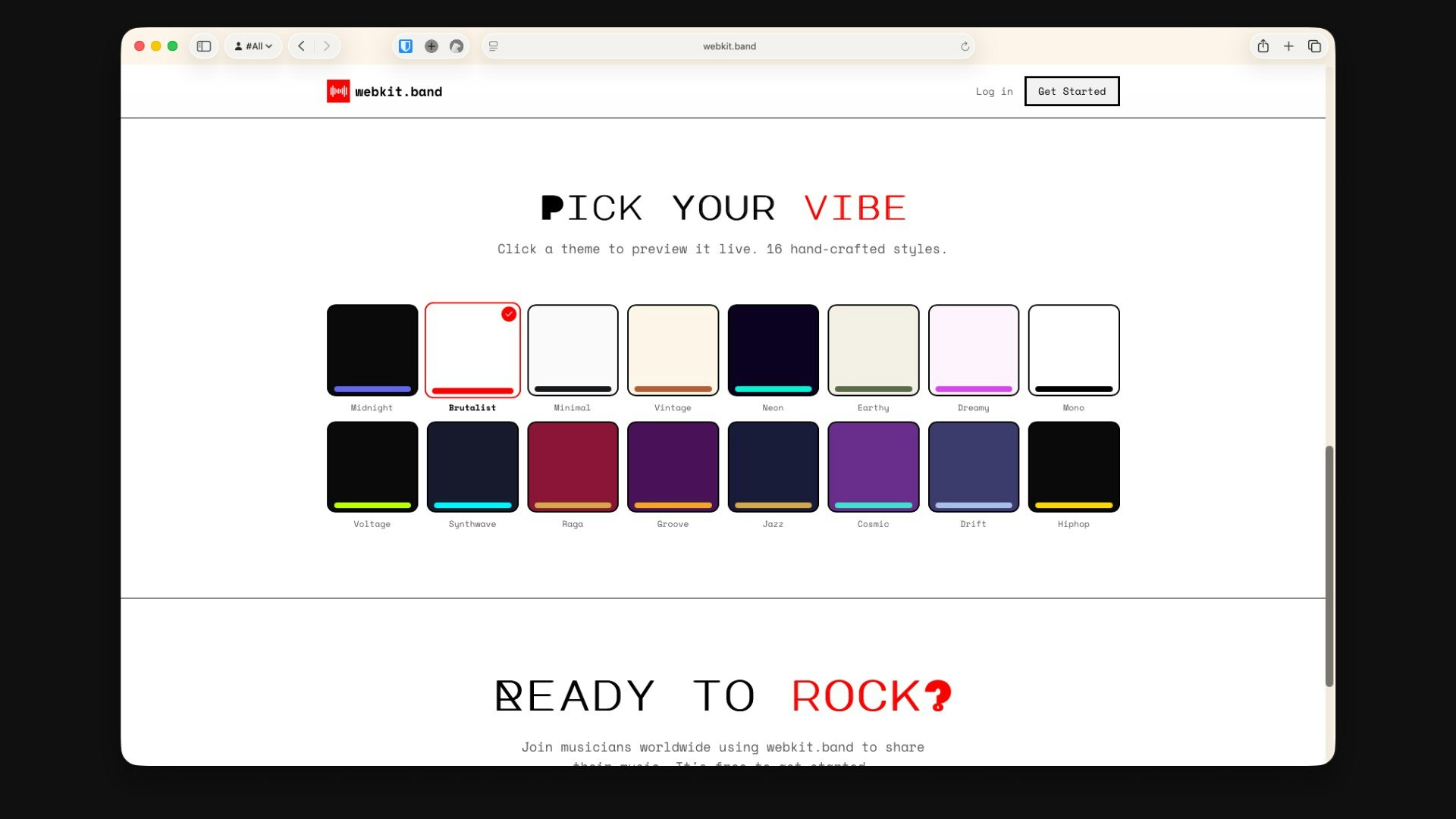 webkit.band gallery image