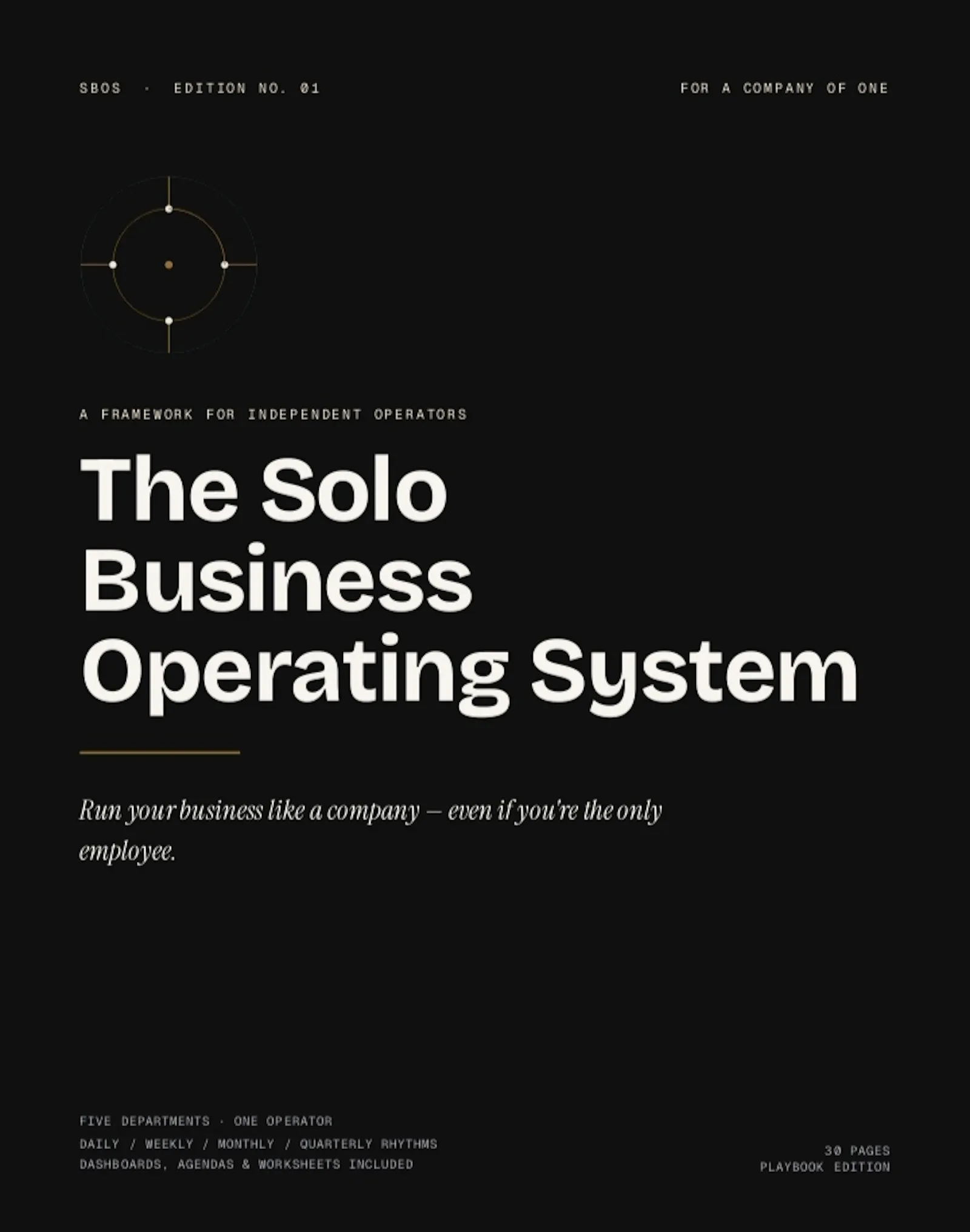 The Solo Business Operating System screenshot 1