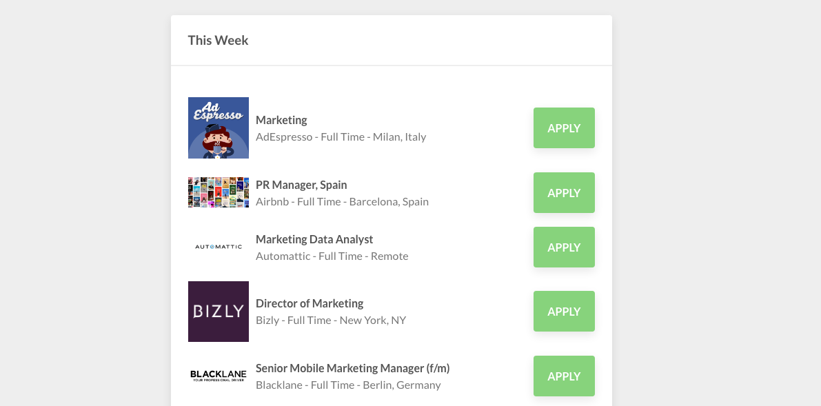 Marketing Gigs gallery image