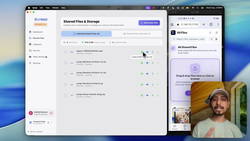 Lynqo screenshot 1 (video preview)