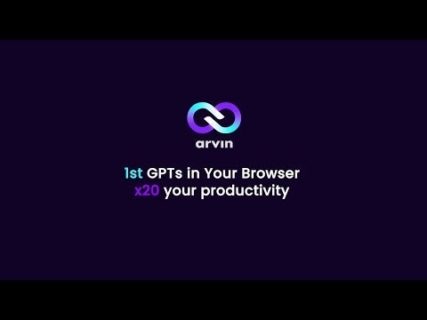 startuptile Arvin-1st GPTs in your browser