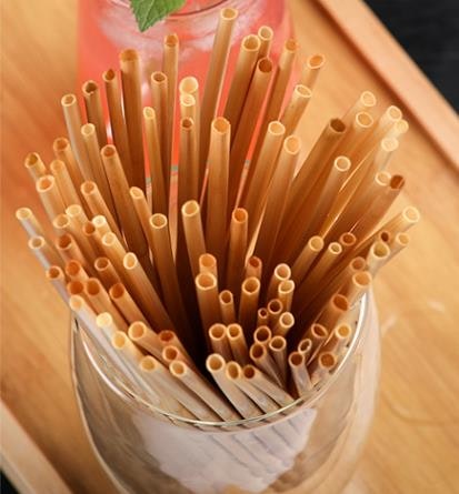 Eco friendly non plastic wheat straws gallery image