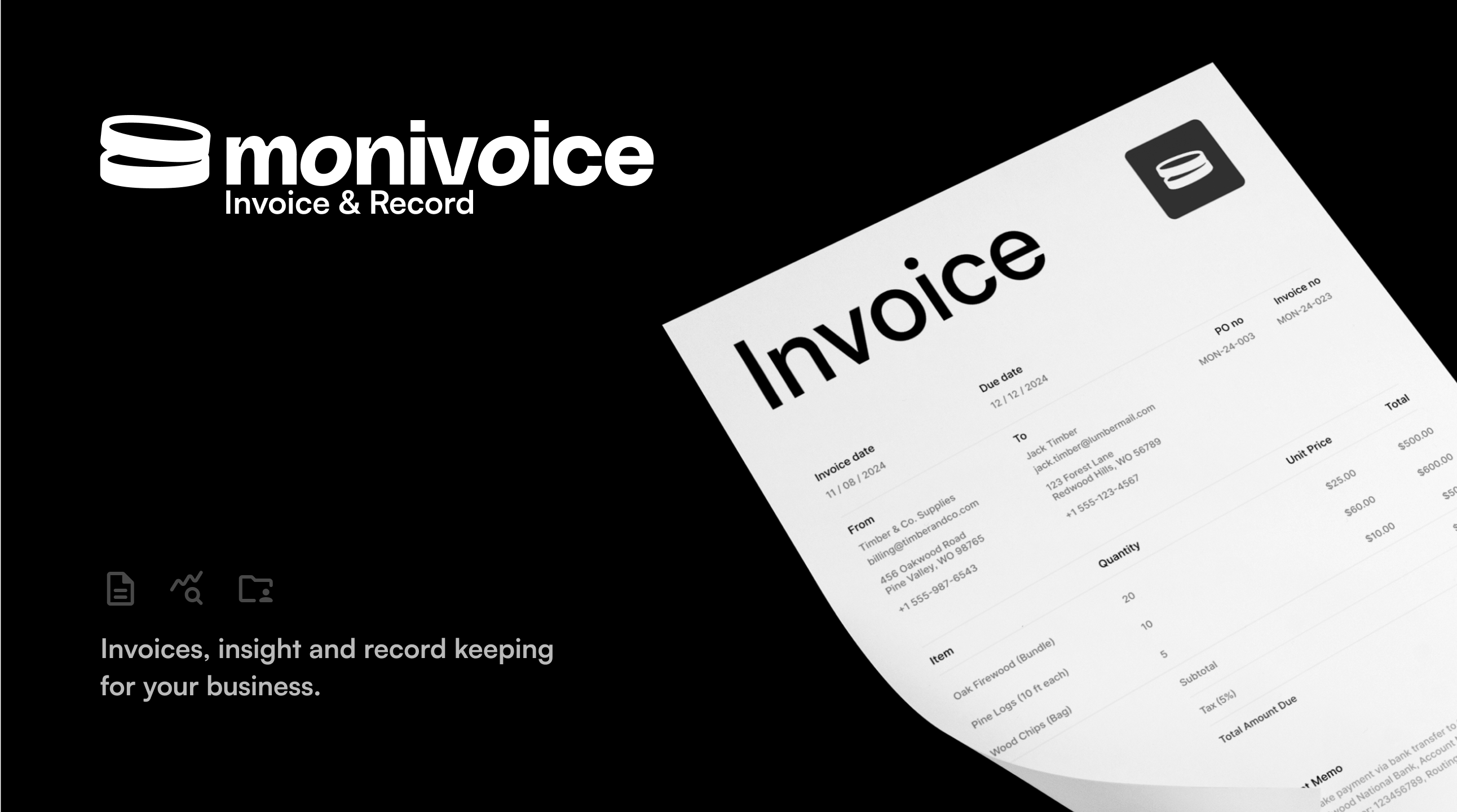 Media Monivoice - Buat invois yang menakjubkan 1