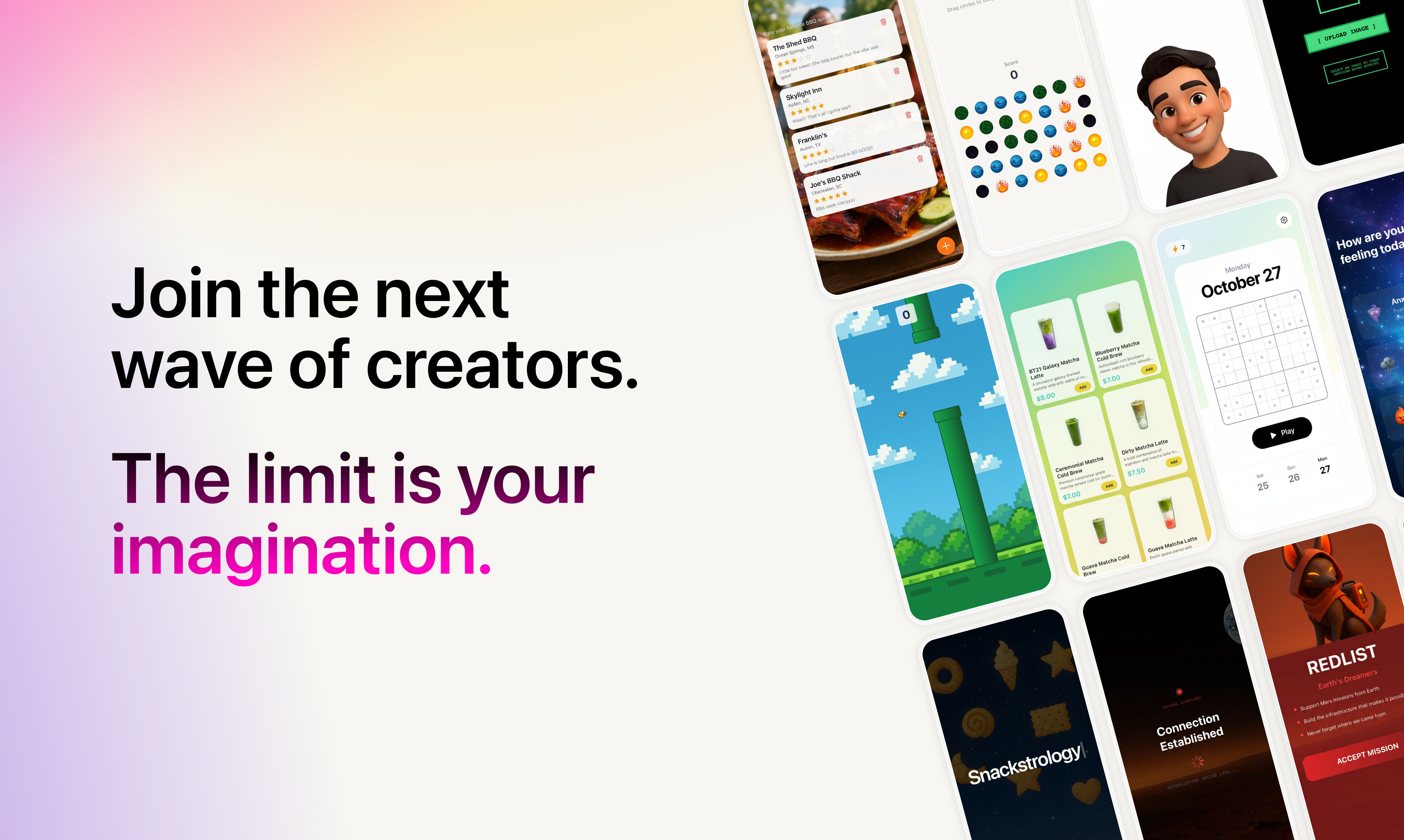 Pinch to Build by Vibecode App gallery image