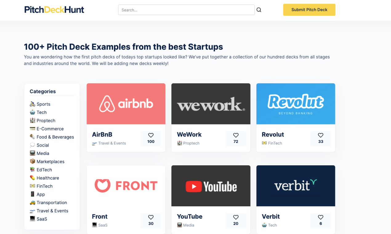 Pitch Deck Hunt gallery image