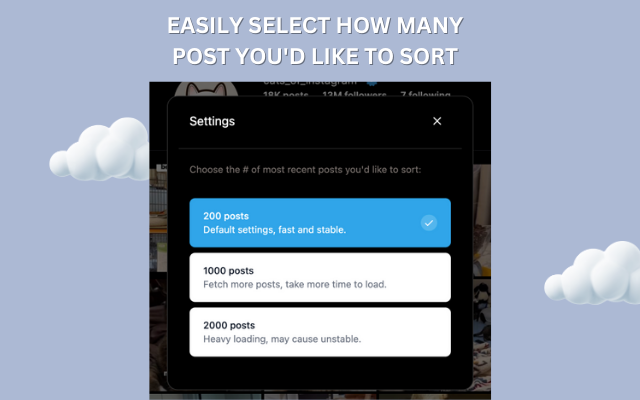 Ig sắp xếp theo như media 2