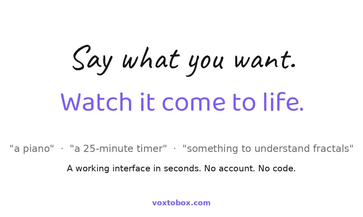 VoxToBox gallery image
