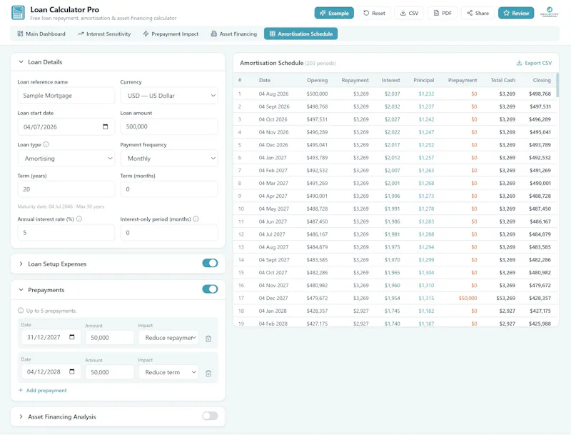 Loan Calculator Pro screenshot 5