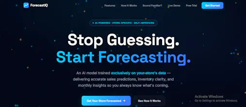 Smart Sales Forecasting System gallery image