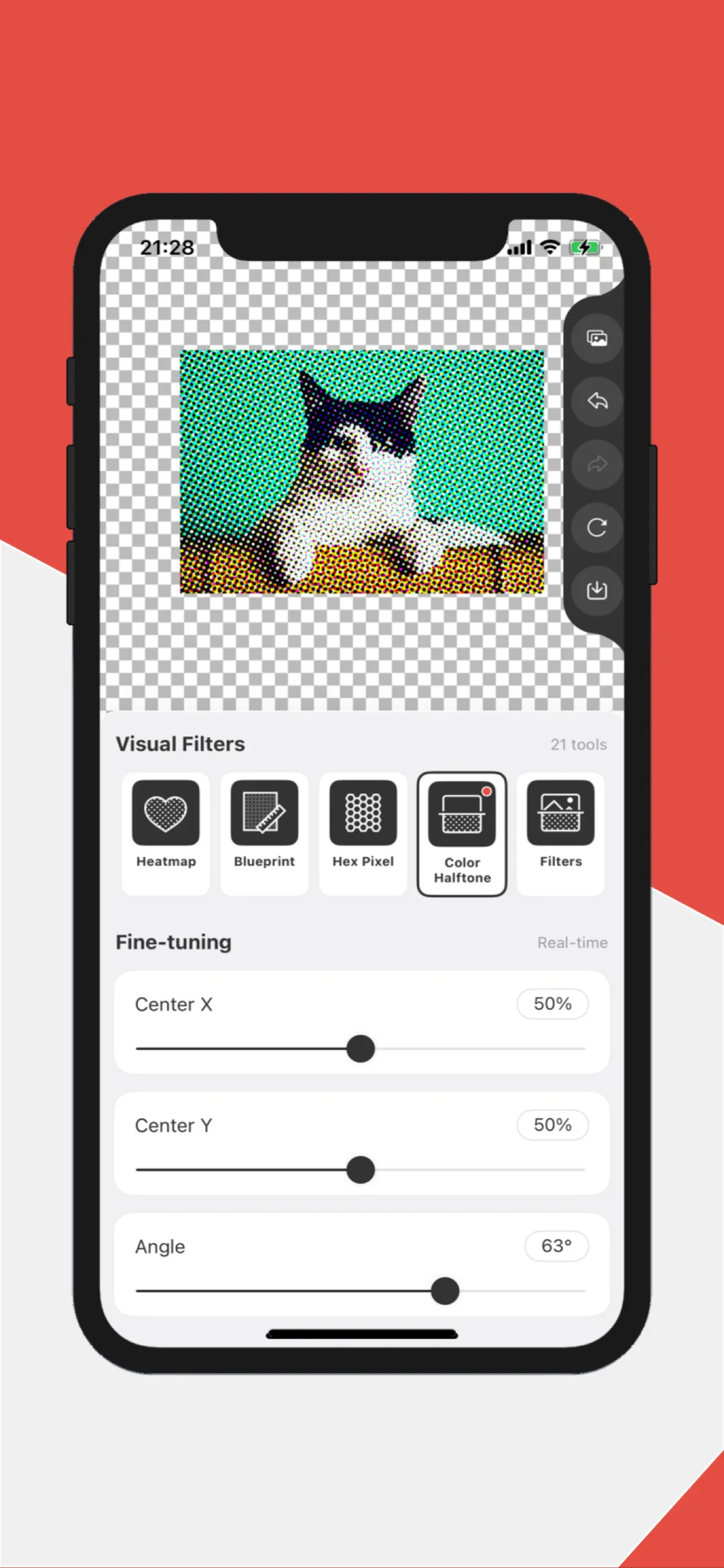 Zero Pixel: Photo Art Studio for iPhone gallery image