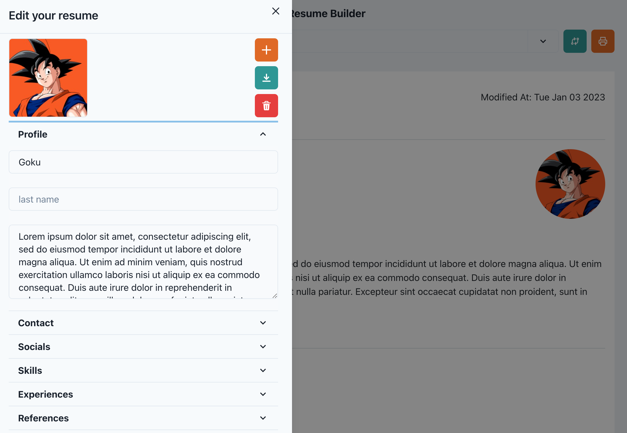 Resume Builder gallery image