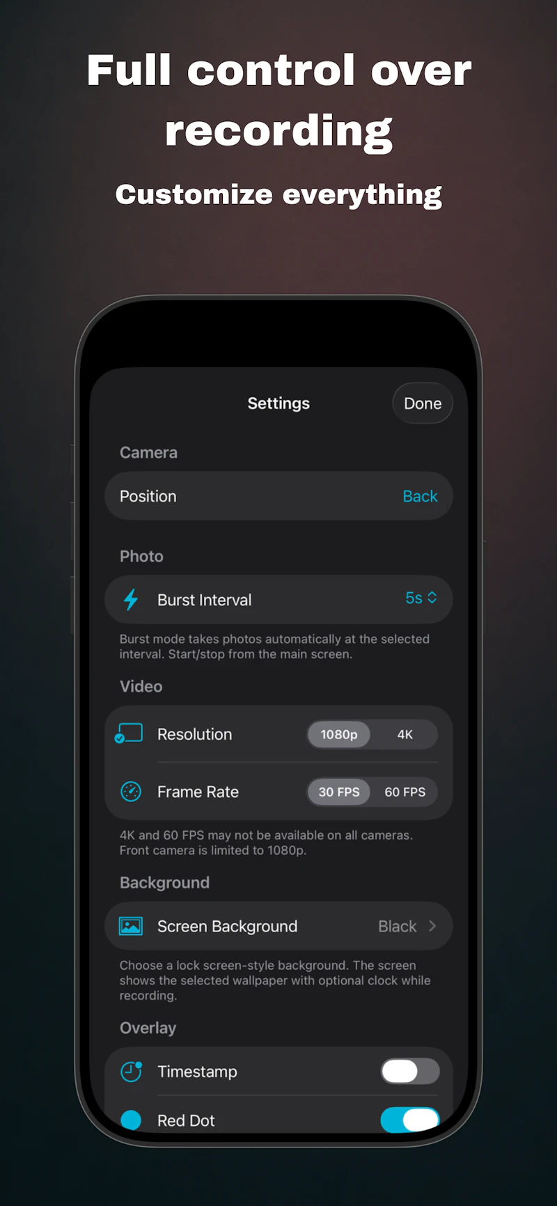 QuietCam screenshot 4