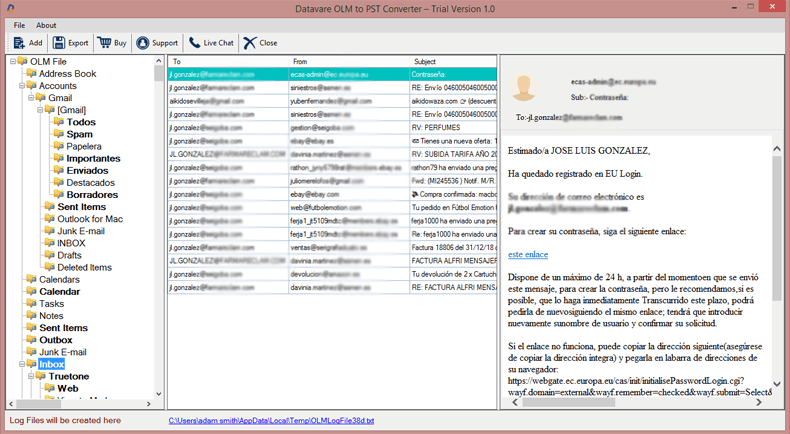 DataVare OLM a PST Converter Expert media 3