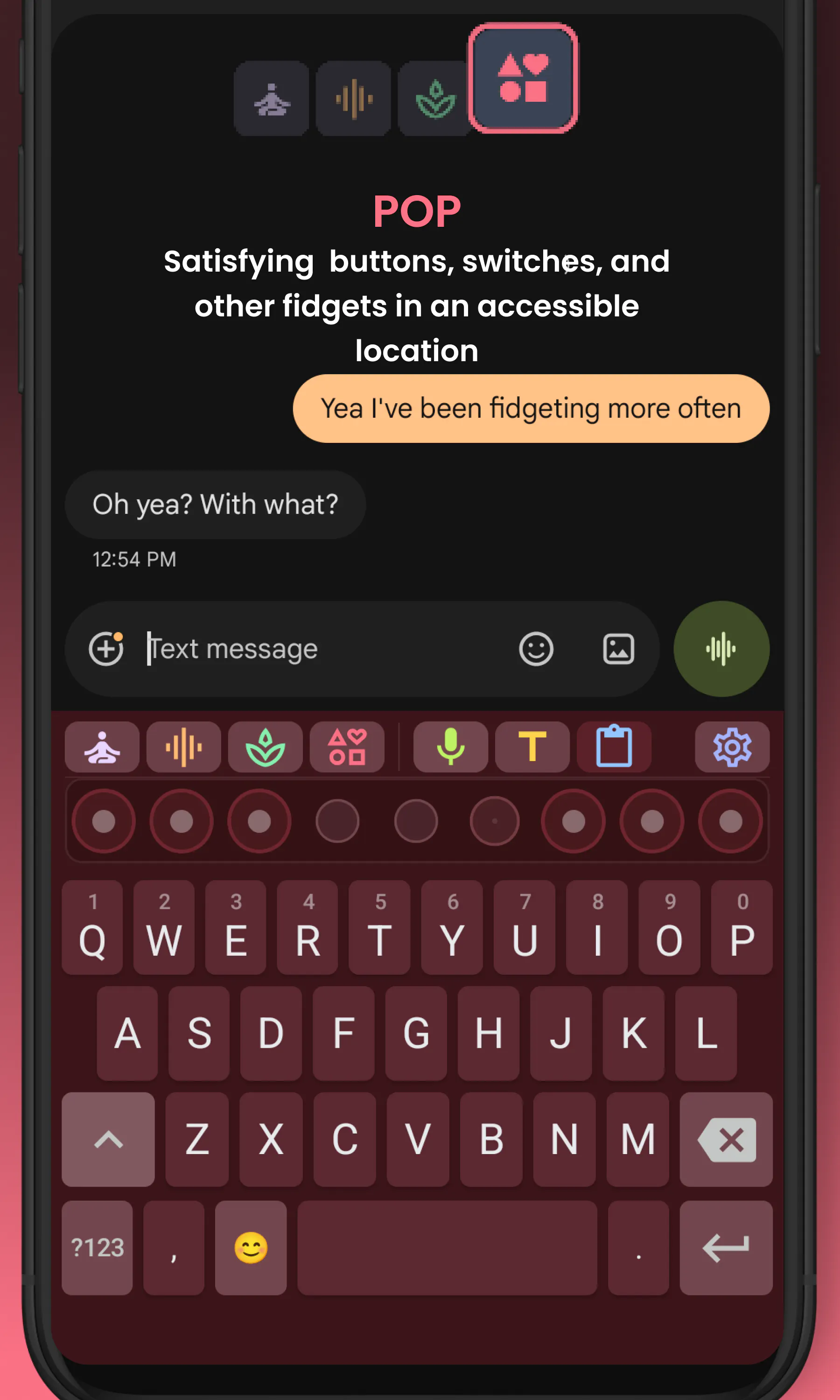Groundd: A Sensory Fidget Keyboard gallery image