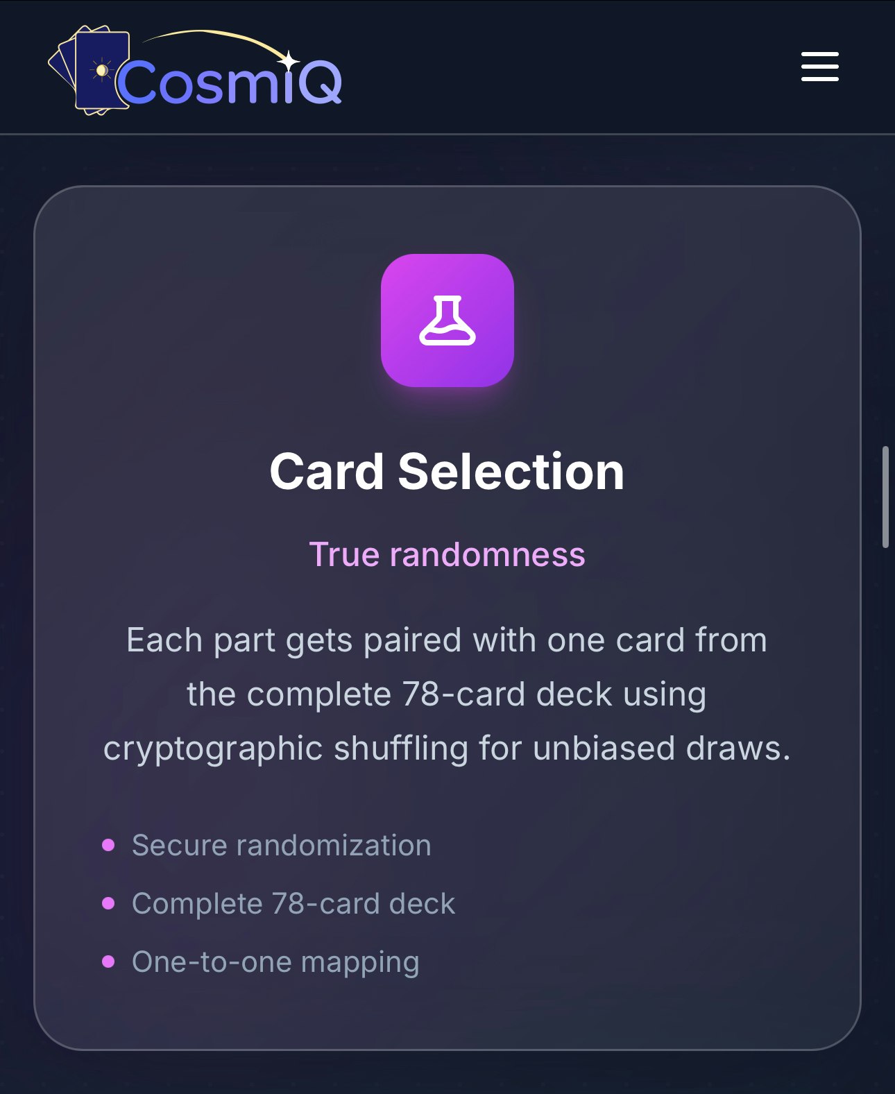 Média CosmiQ - Votre lecteur de tarot personnel 8