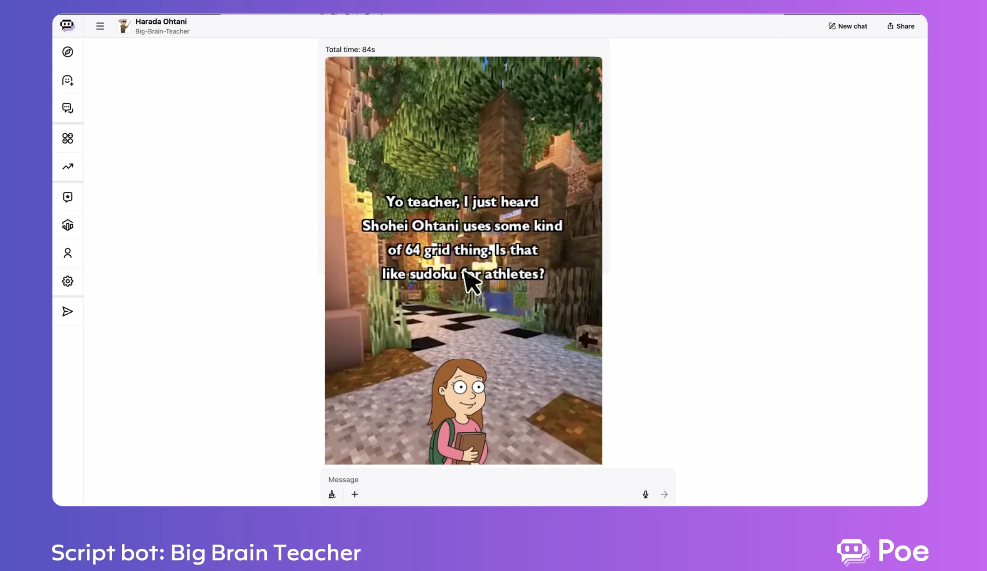 Poe Script Bots - Screenshot 2 showing product features and functionality