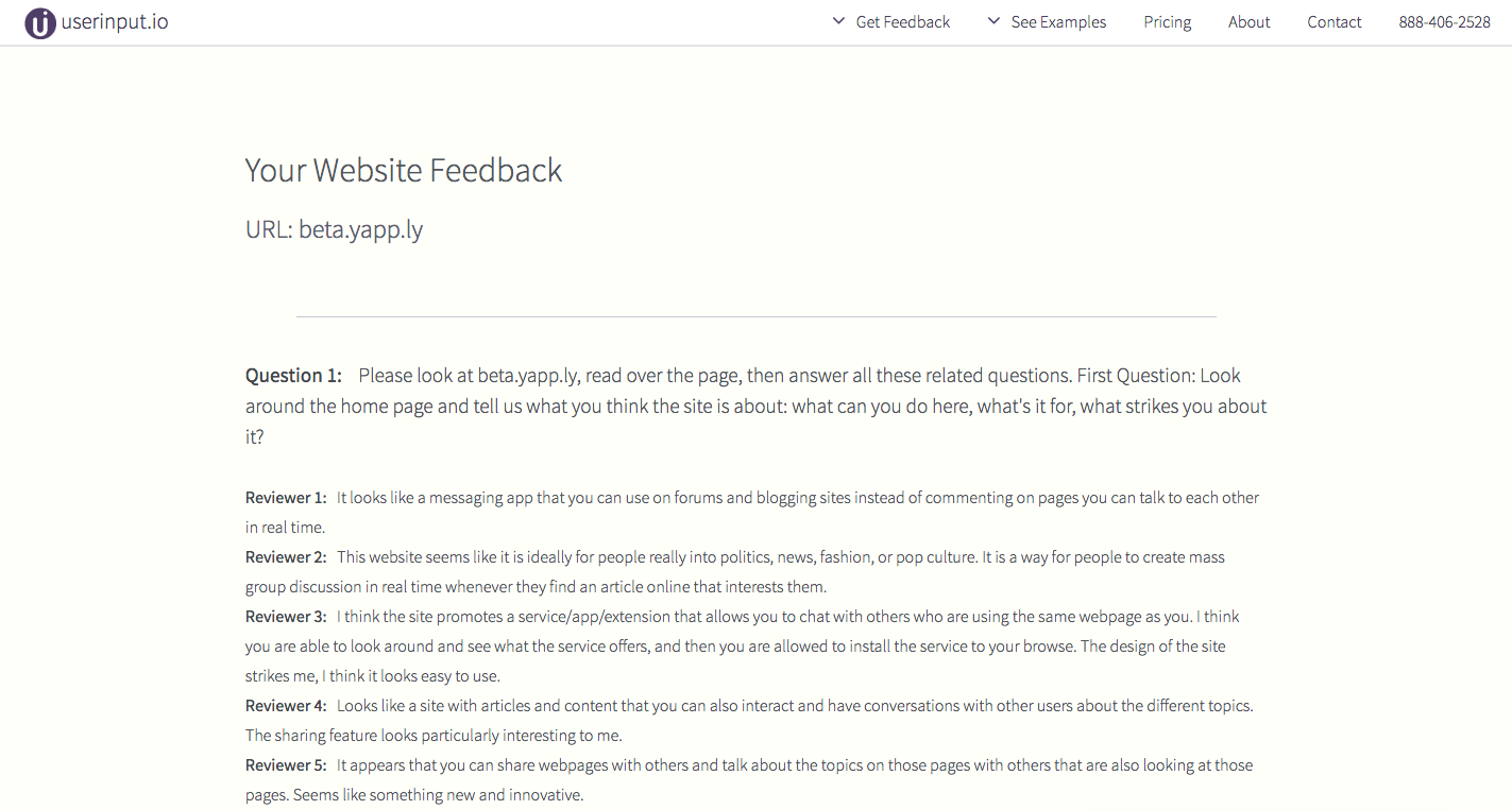 User Input gallery image