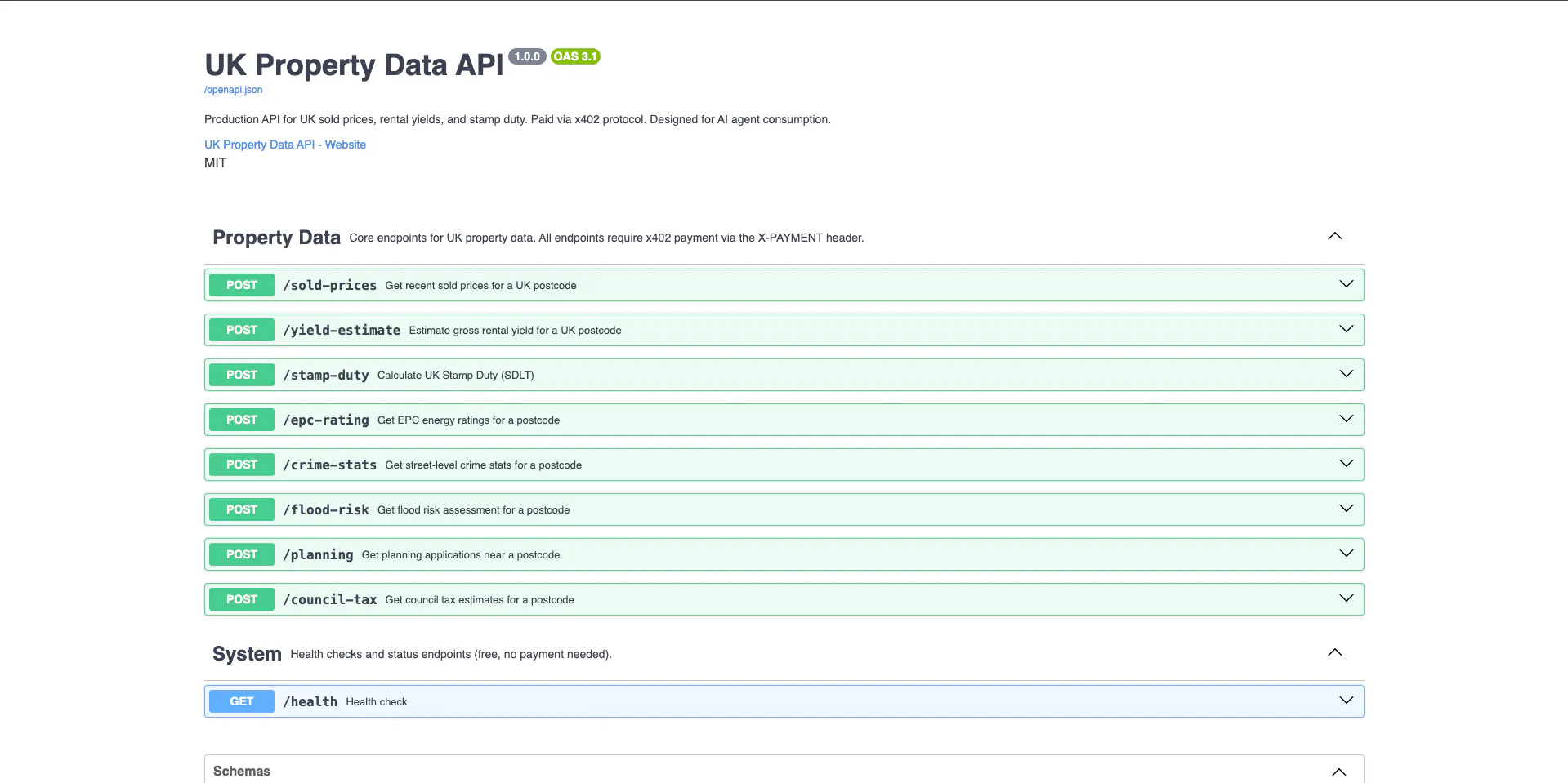 UK Property Data API gallery image