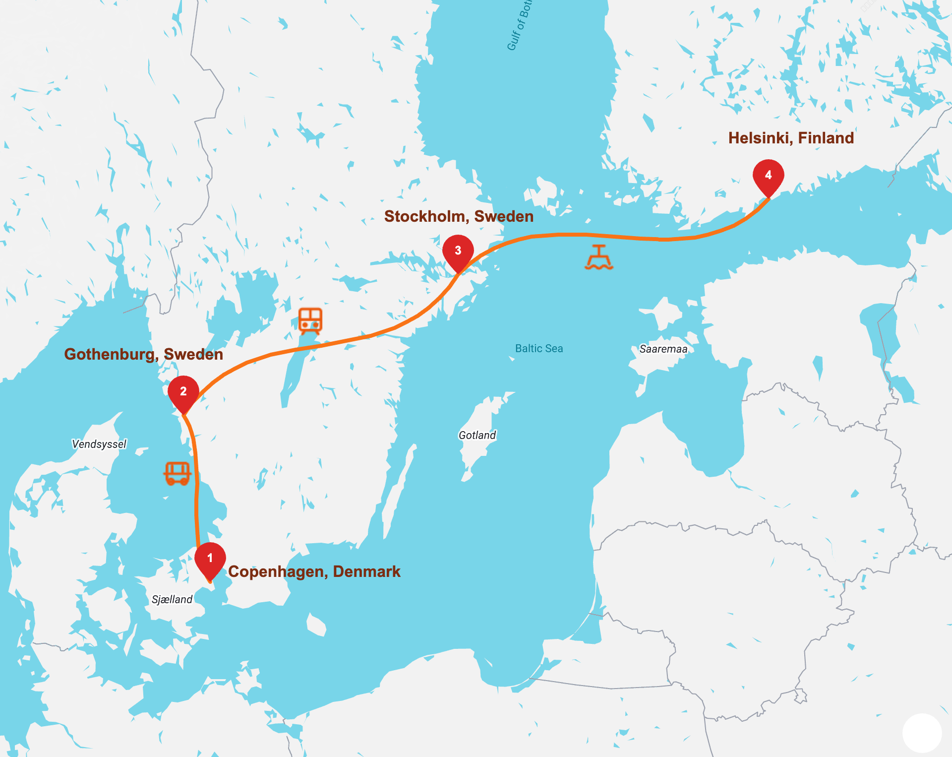 TourMap - Main product screenshot demonstrating key features and user interface
