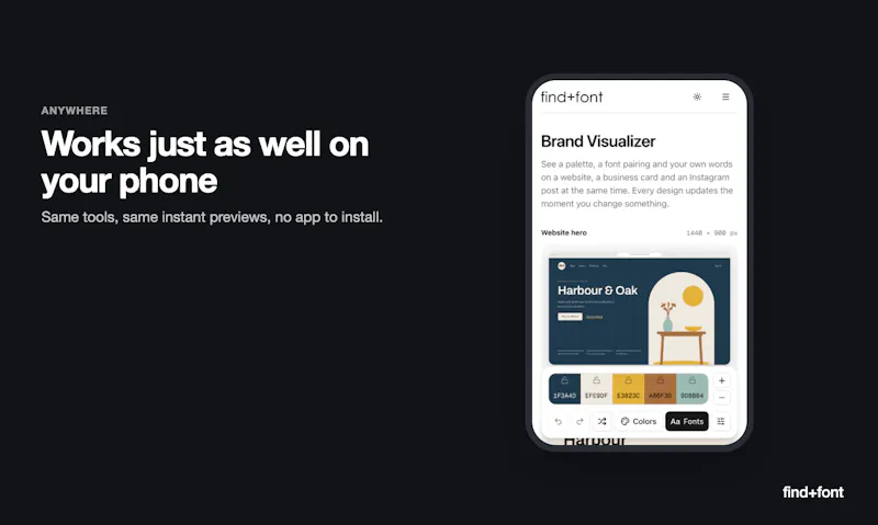FindFont Brand Visualizer screenshot 4