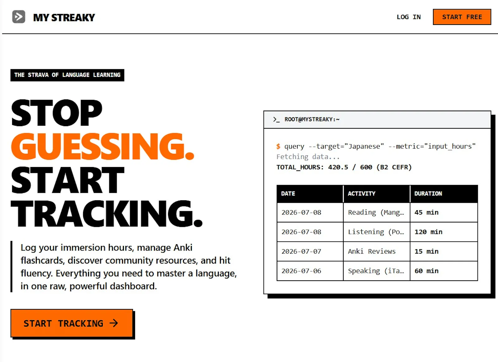 MyStreaky screenshot 1