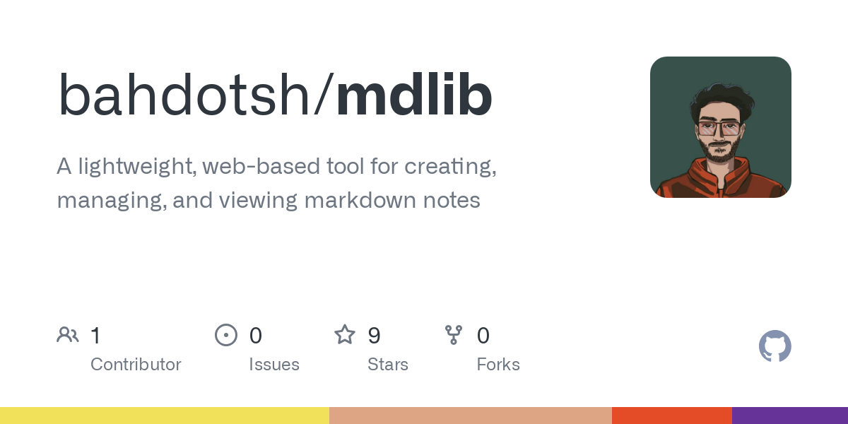mdlib - Markdown Notes를 관리하기위한 가벼운 도구 미디어 2