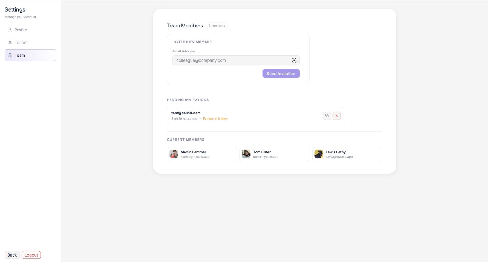Mycelo.app - Screenshot 3 showing product features and functionality