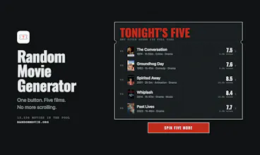 Random Movie Generator gallery image