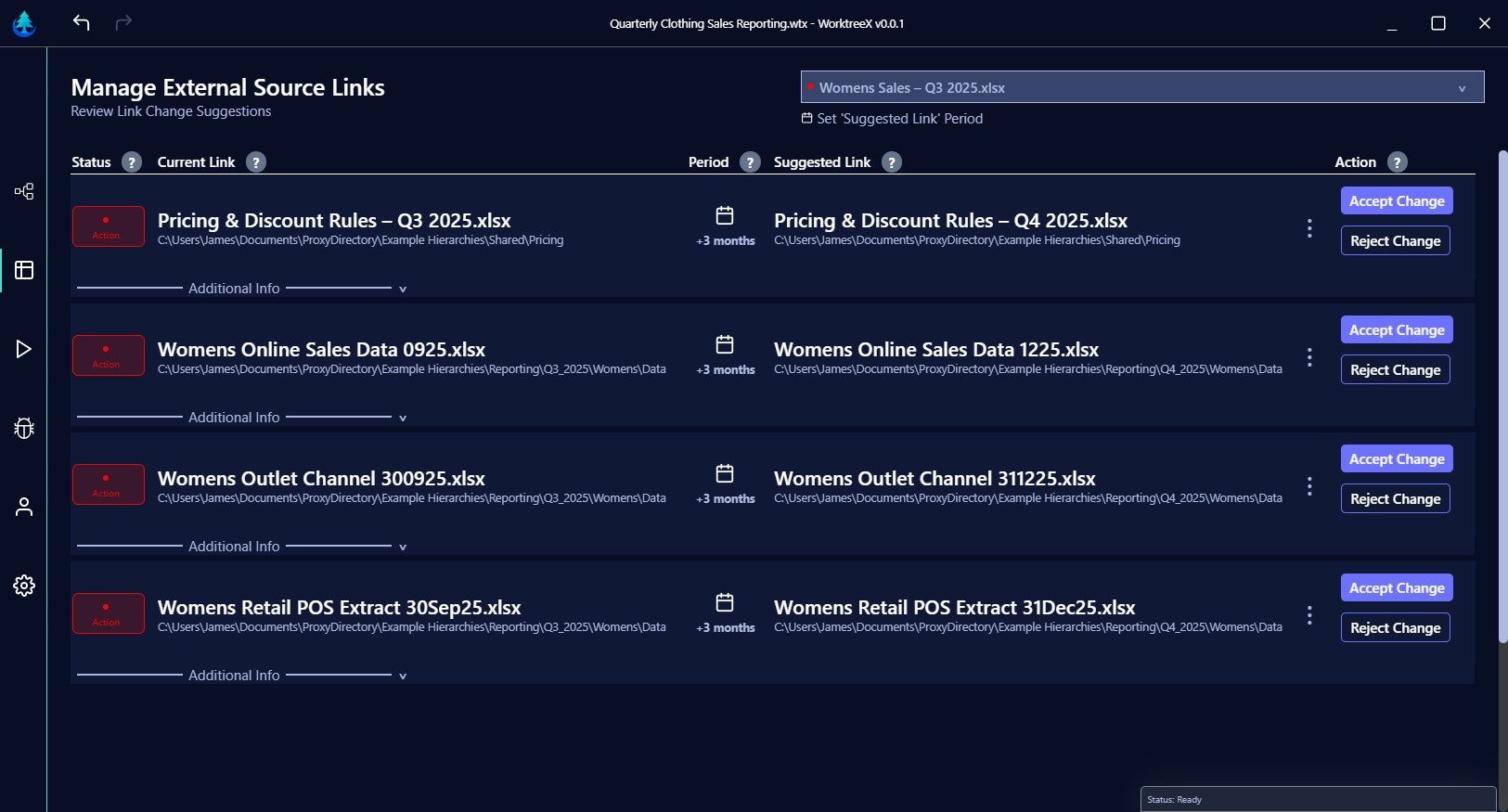 WorktreeX - Screenshot 2 showing product features and functionality