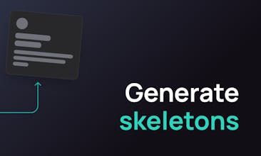 Powerful tool for web developers - Tailwind Skeleton Generator generates animated loaders for enhanced user experience.