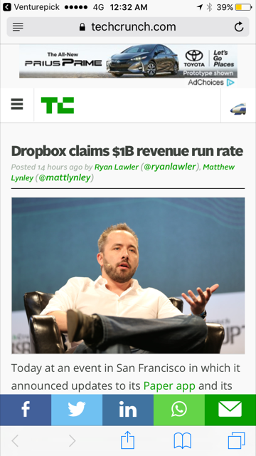 Venturepick Launchticker integration gallery image