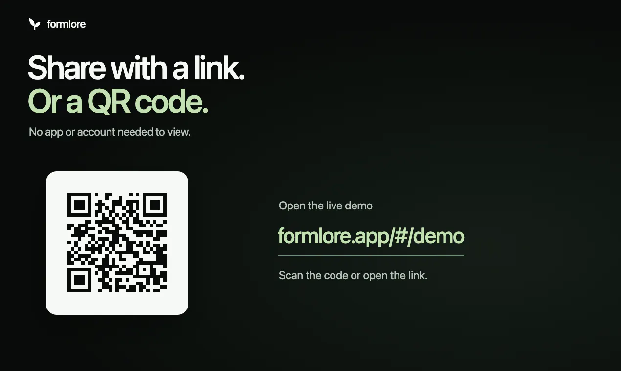 Formlore gallery image