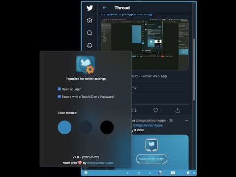 PopupTab for twitter -be more productive gallery image