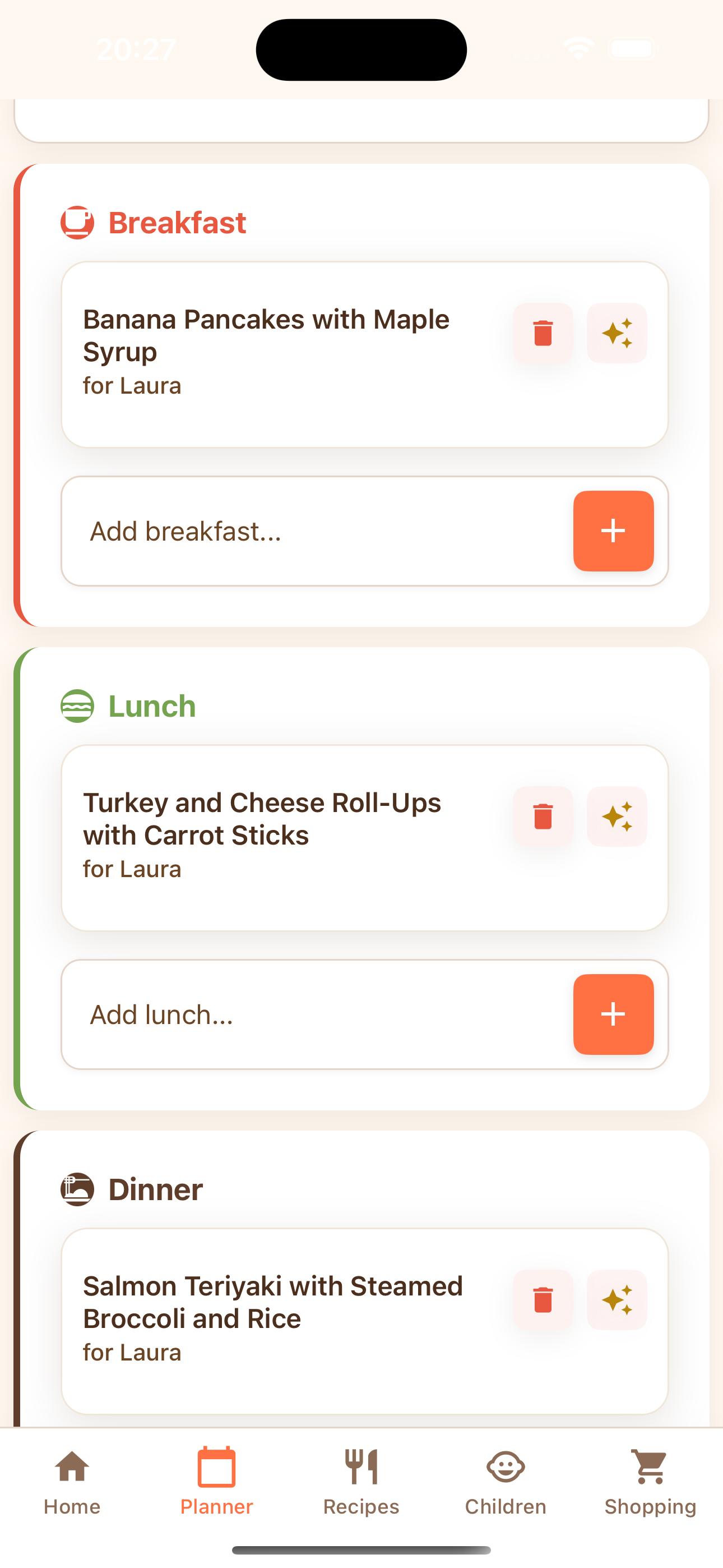 Media Yumm Yummy: Một ứng dụng IOS Planner IOS - Ứng dụng này giúp cha mẹ lên kế hoạch cho bữa ăn, công thức nấu ăn và hộp cơm trưa 4