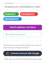 Eyre.ai Secure AI Meeting Platform gallery image