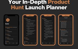 HUNTER: Free Product Hunt Launch Planner media 1