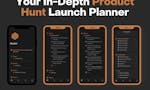 HUNTER: Free Product Hunt Launch Planner image