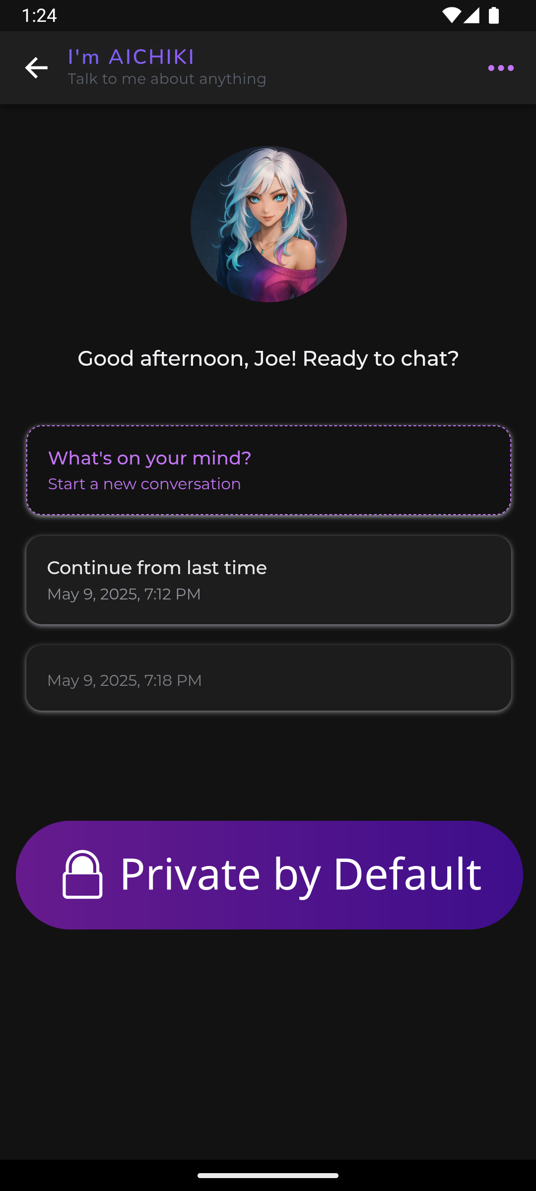 Aichiki - nog een andere chatbot - Praat met personages die je herinneren - flirt, chat, rp media 5
