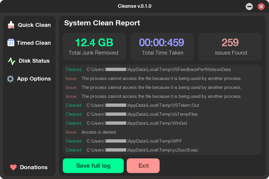 Cleanse - Screenshot 3 showing product features and functionality