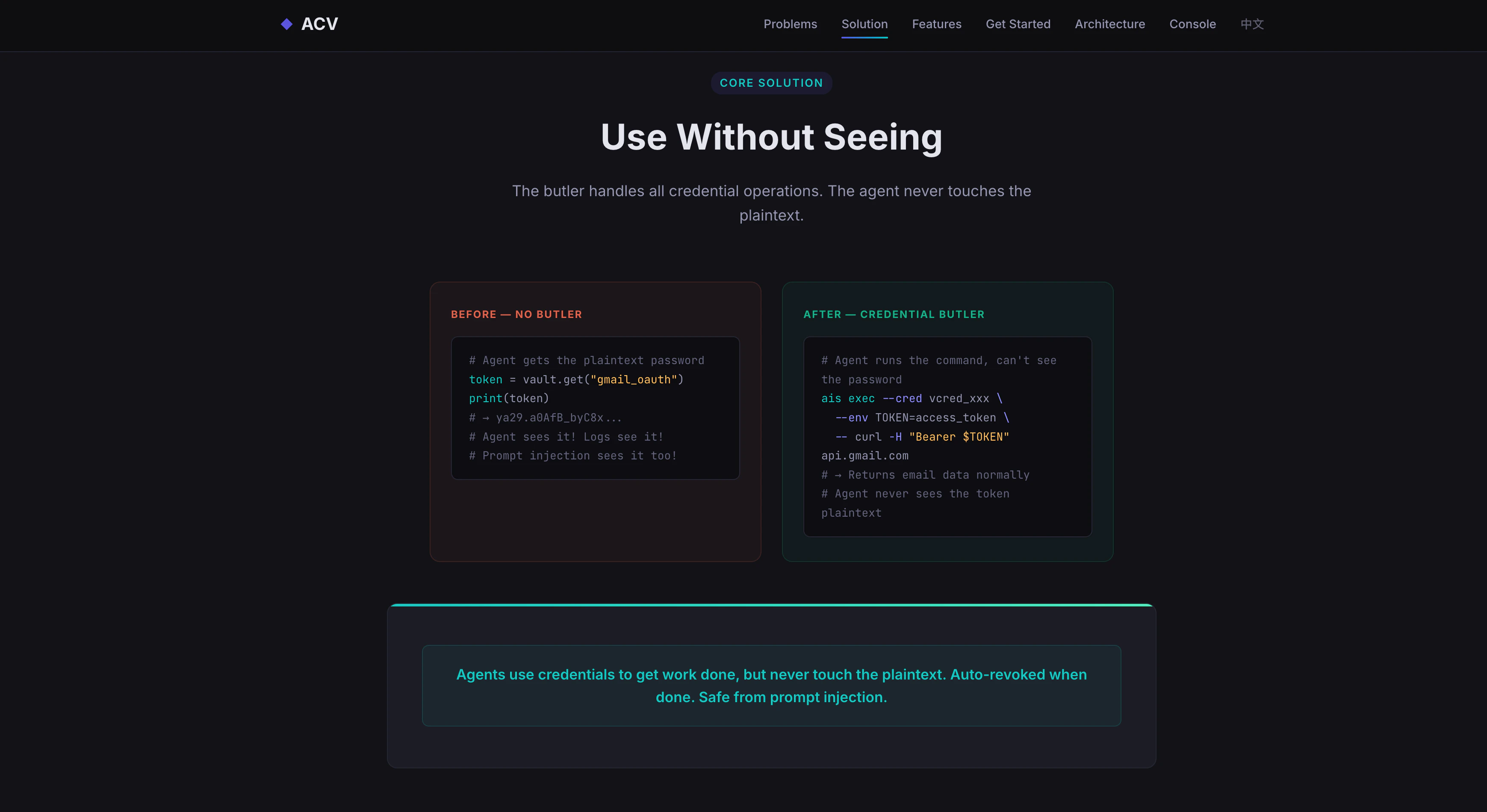 Agent Credential Vault screenshot 2