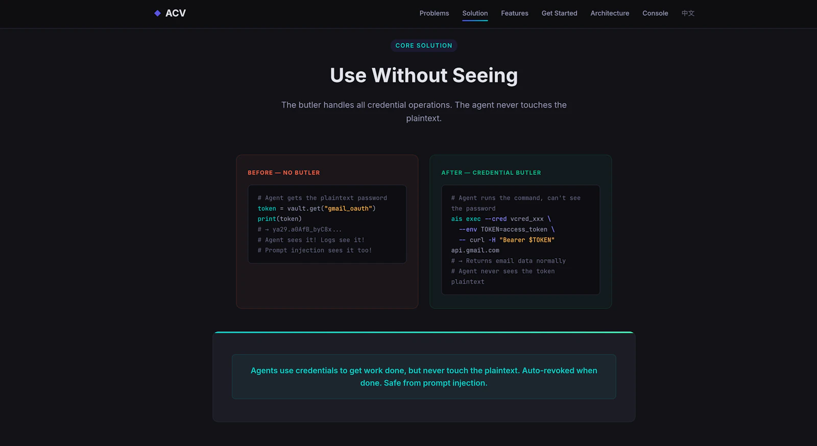 Agent Credential Vault screenshot 3