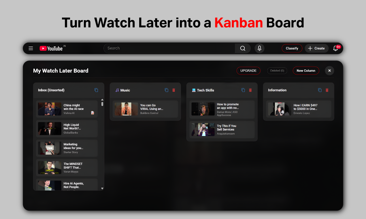 YT Organizer — For YouTube Watch Later gallery image