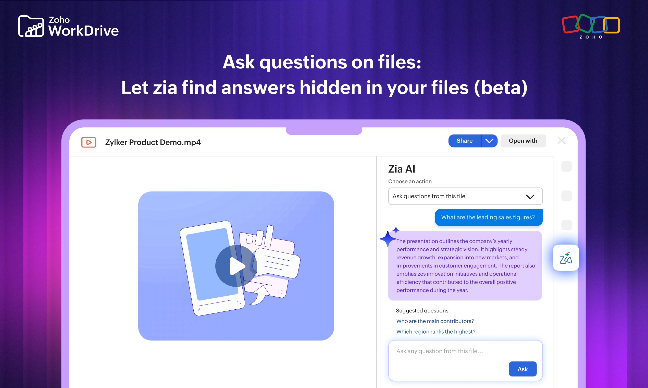 Zoho WorkDrive 6.0 (Phase 1) gallery image